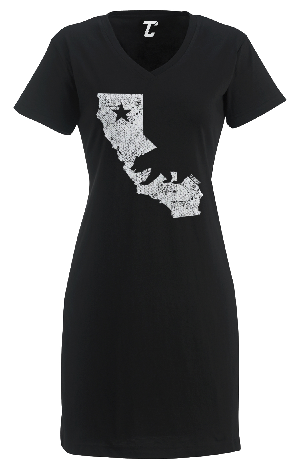 California State Map – Bear West Coast United States Women&rsquo;s Dress