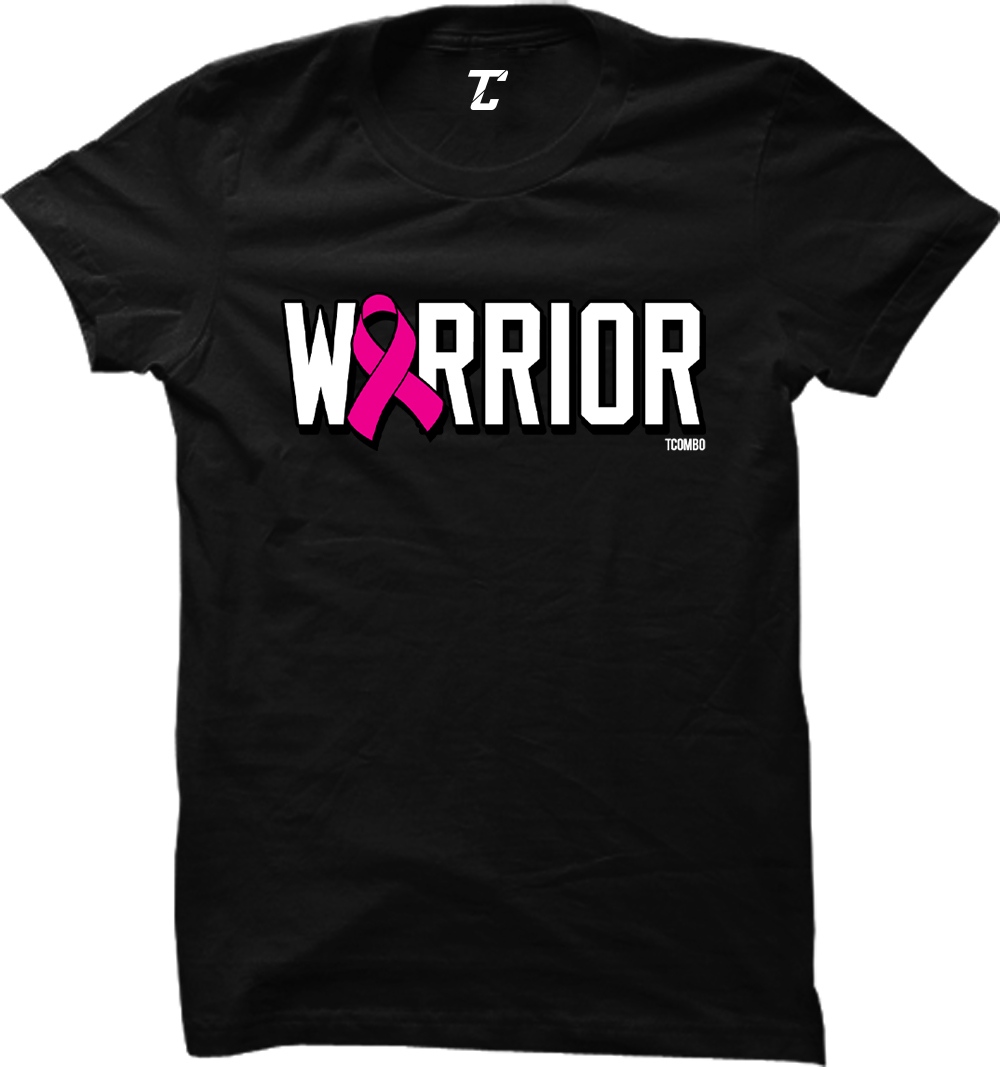 Warrior – Breast Cancer Awareness Pink Ribbon Fighter Women’s T-shirt