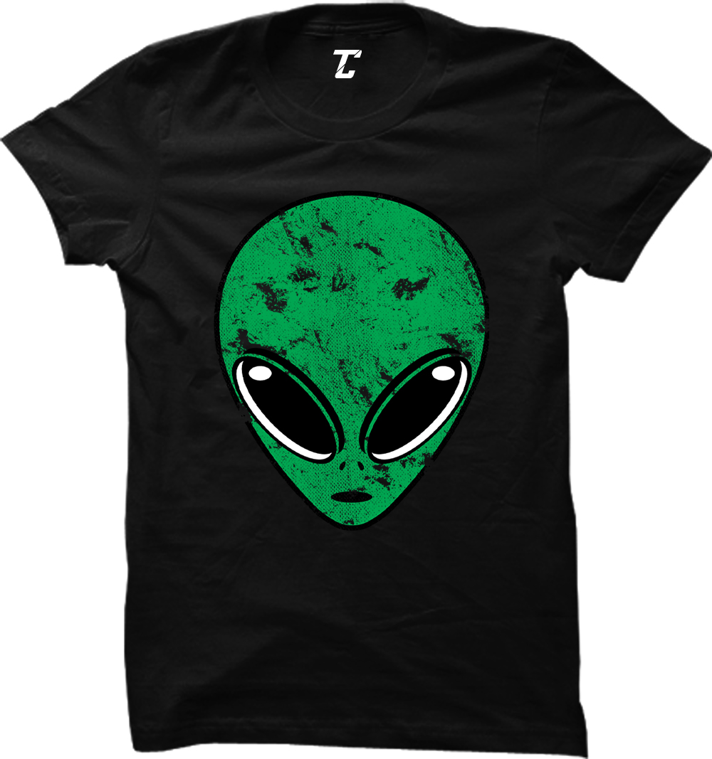 Alien Head - Martian Outer Space Disguise Area 51 UFO Women's T-shirt