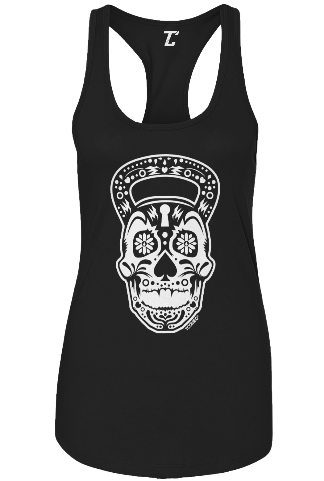Kettlebell Skull – Exercise Gym Workout Fitness Weights Women&rsquo;s Tank