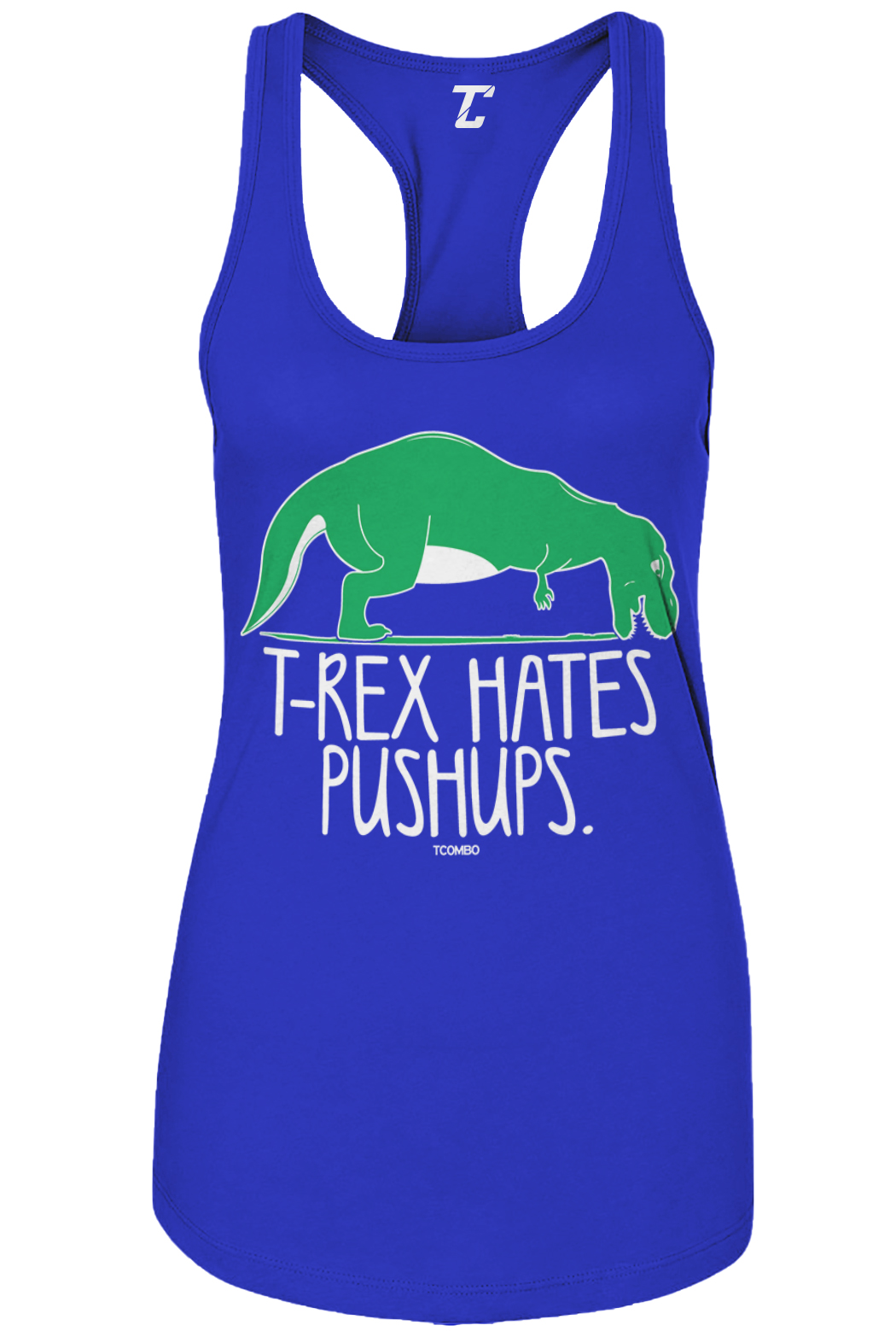 T Rex Hate Push UPS Funny Dinosaur Workout Fitness Gym women's Tank To –  VICES AND VIRTUES