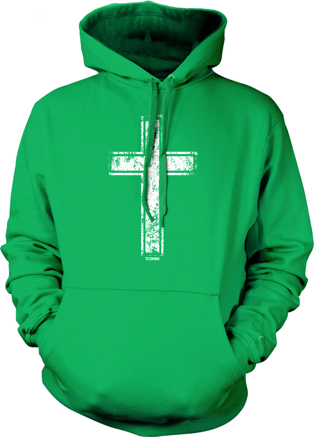 Distressed Cross - Religious Church Christian Catholic Unisex