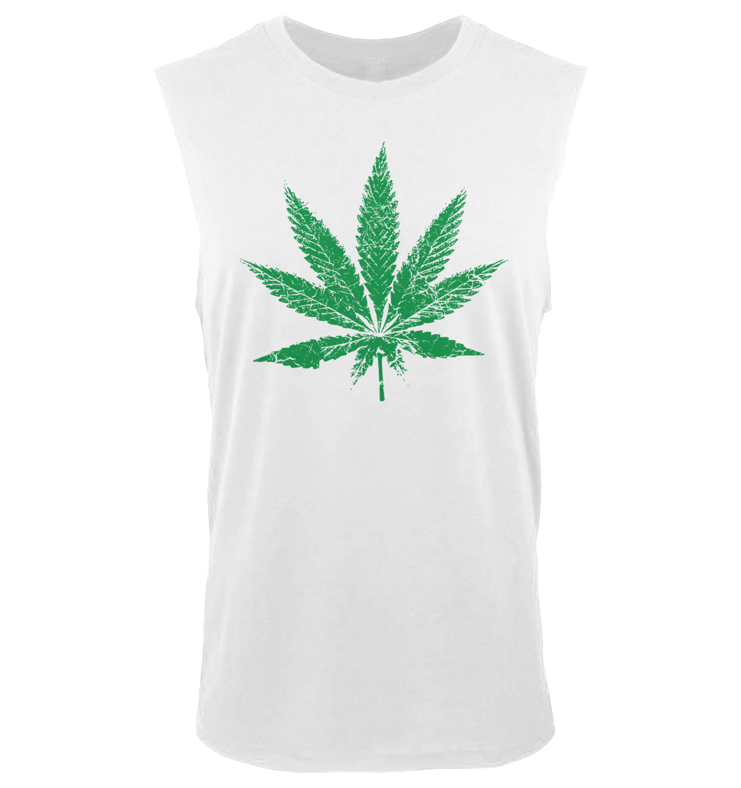 Weed Leaf Mens Tank Top I Love Marijuana Shirt Marijuana Leaf 420 Adult Sleeveless Tee for Men