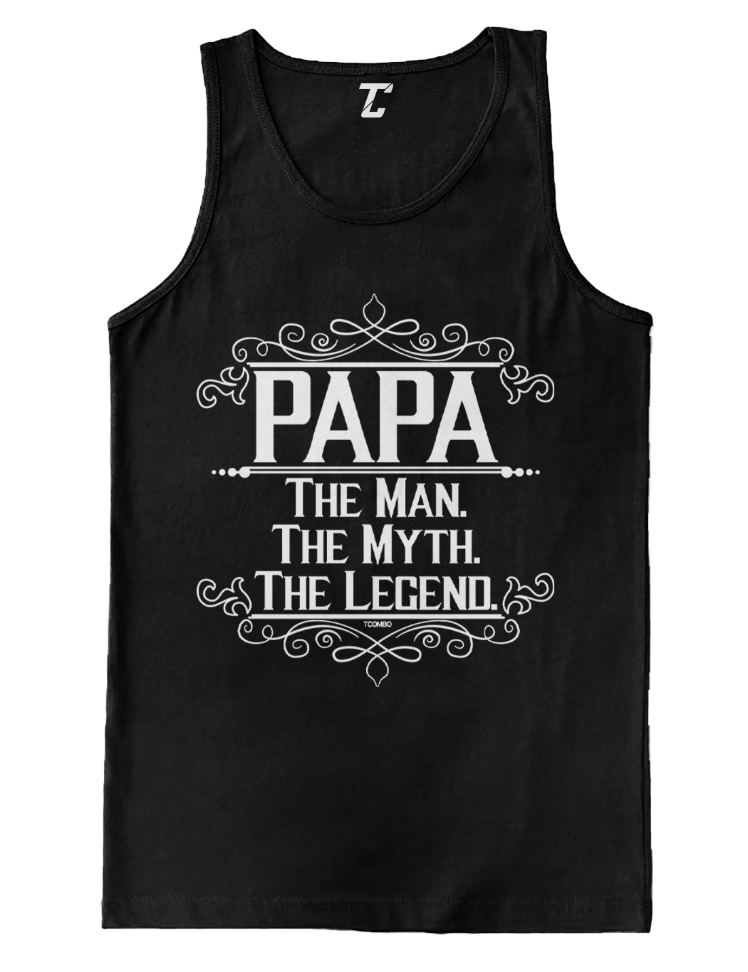 Papa The Man, The Myth, The Legend – Father&rsquo;s Day Dad Men&rsquo;s Tank Top