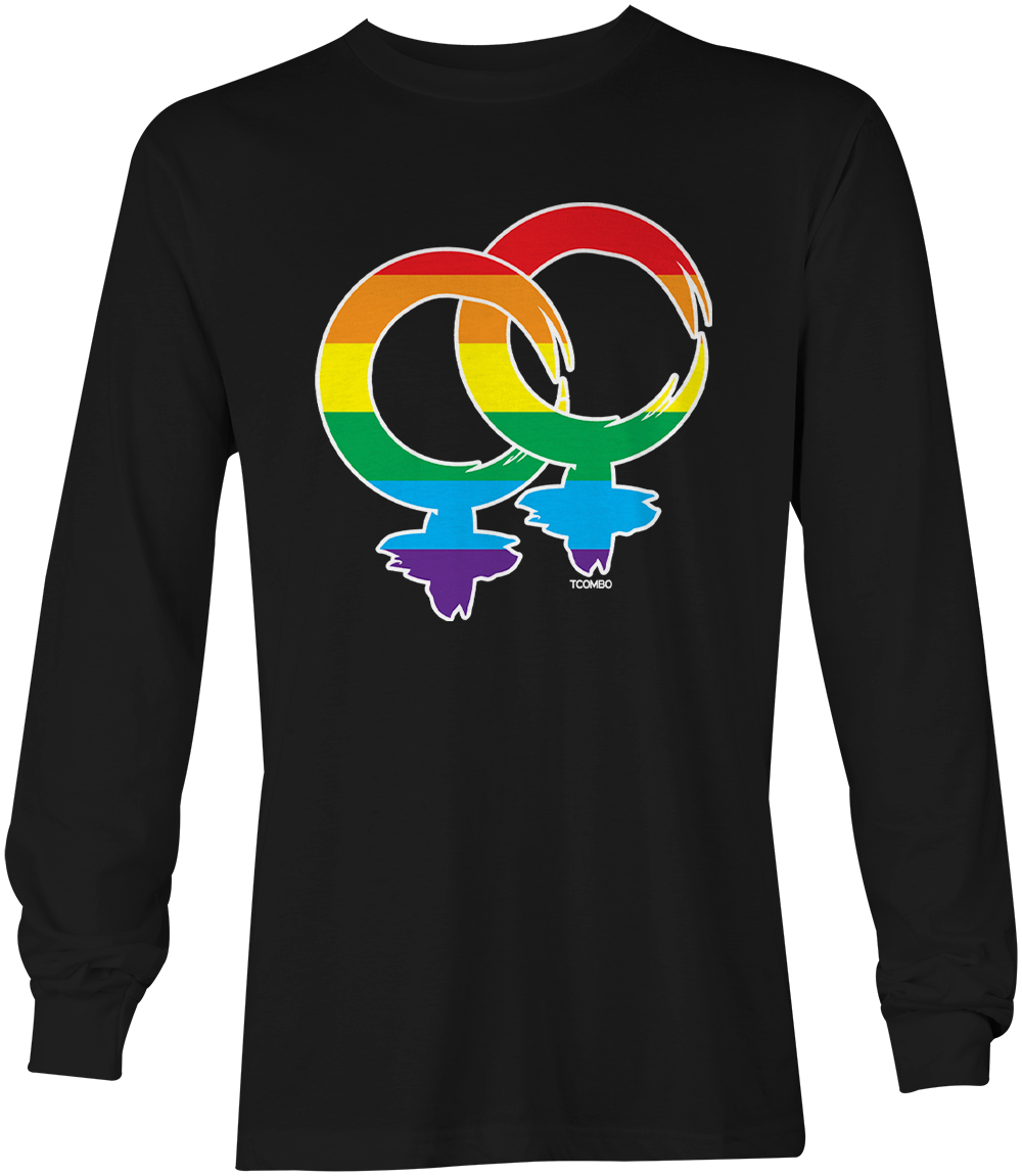 Lesbian Gender Symbol – LGBTQ Community Proud Pride Unisex Long Sleeve Shirt