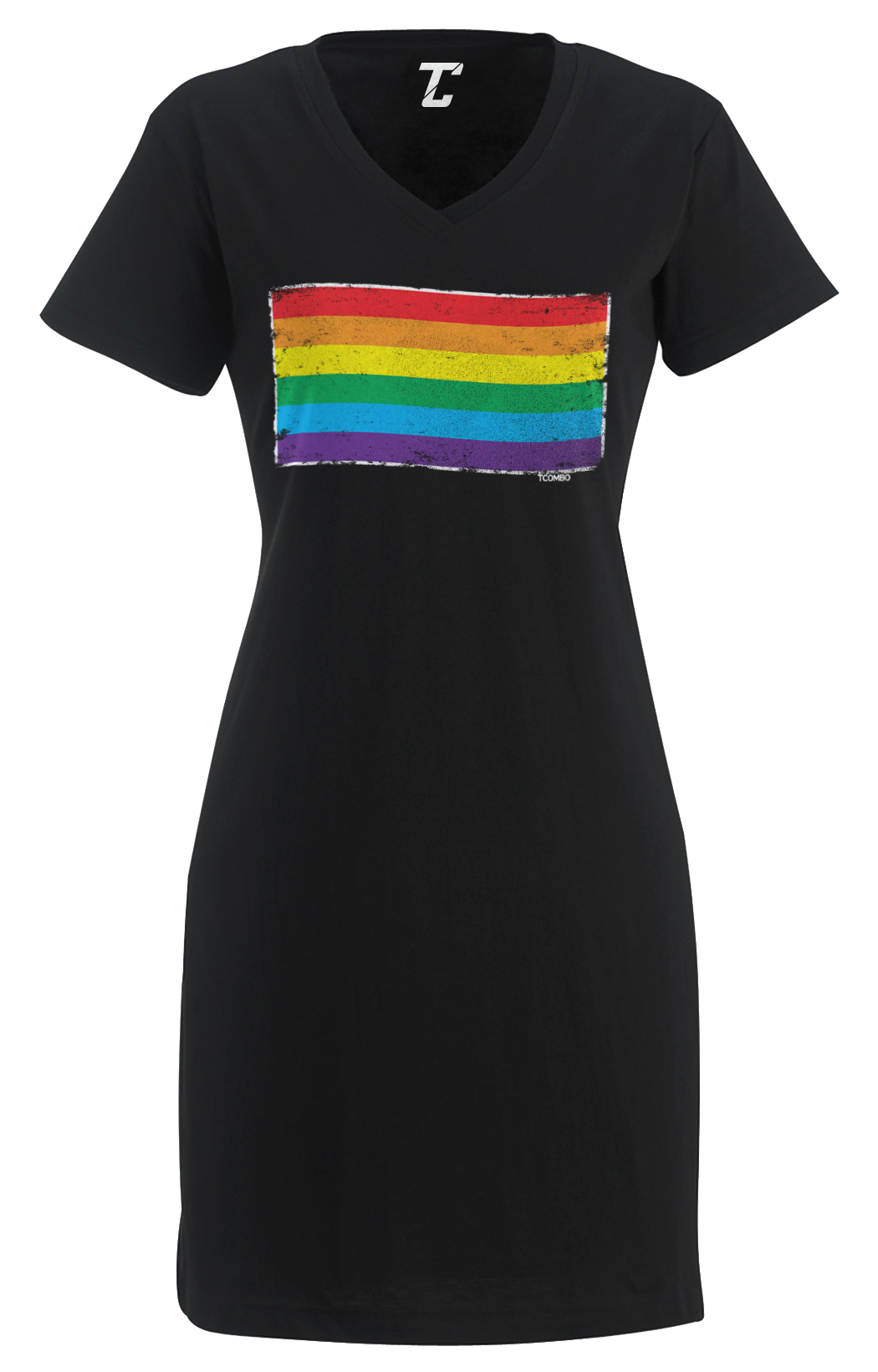 Rainbow Pride Flag – LGBTQ Community Proud Parade Gay Women&rsquo;s Dress