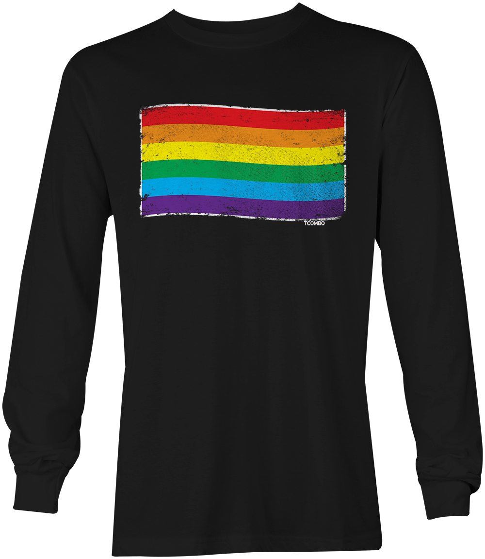 Rainbow Pride Flag – LGBTQ Community Proud Parade Gay Unisex Long Sleeve Shirt