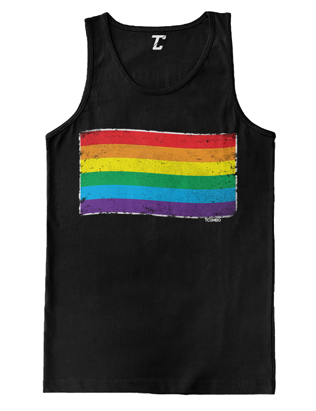 Rainbow Pride Flag – LGBTQ Community Proud Parade Gay Men’s Tank Top