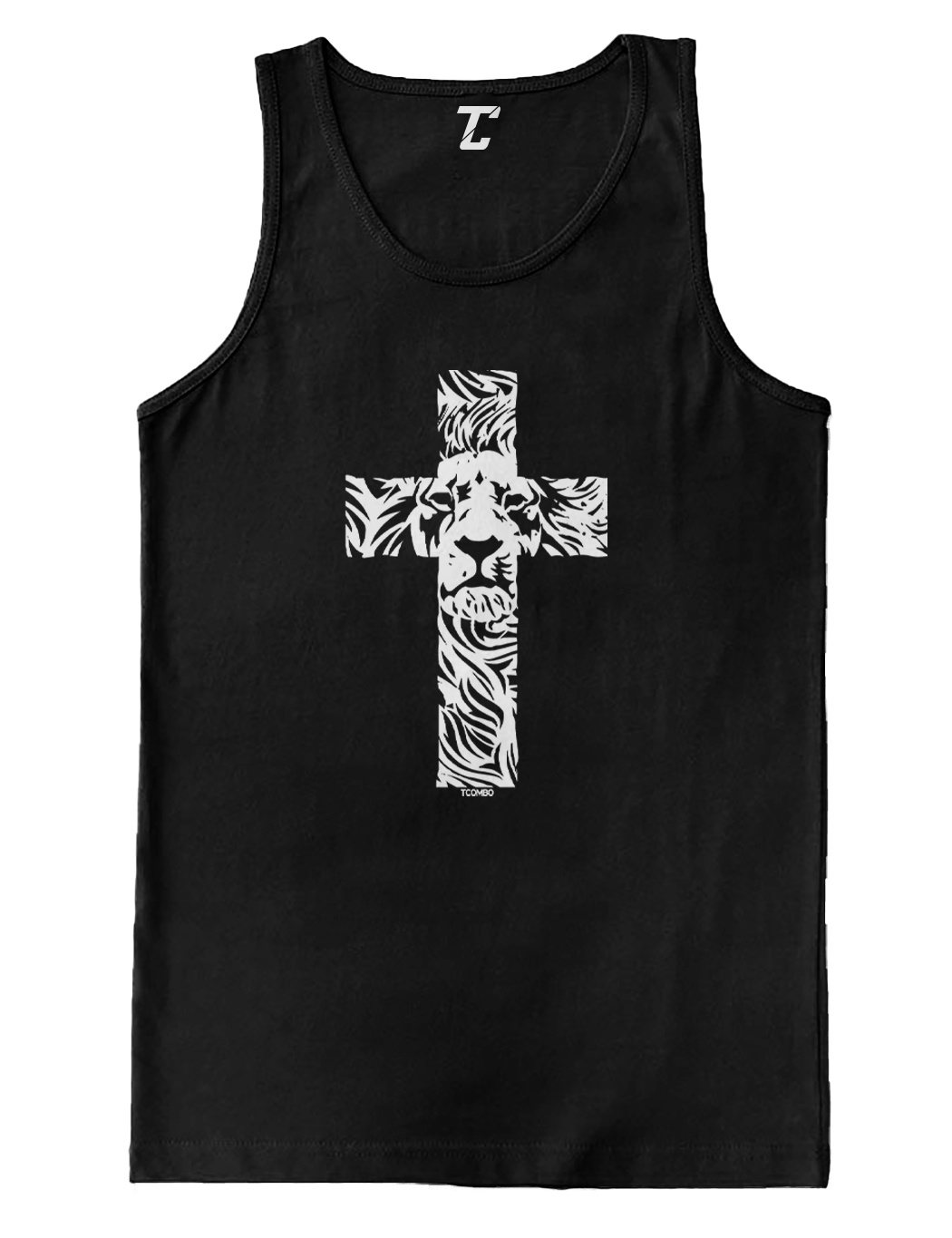 Lion Cross – Jesus Blessed God Spiritual King Men’s Tank Top