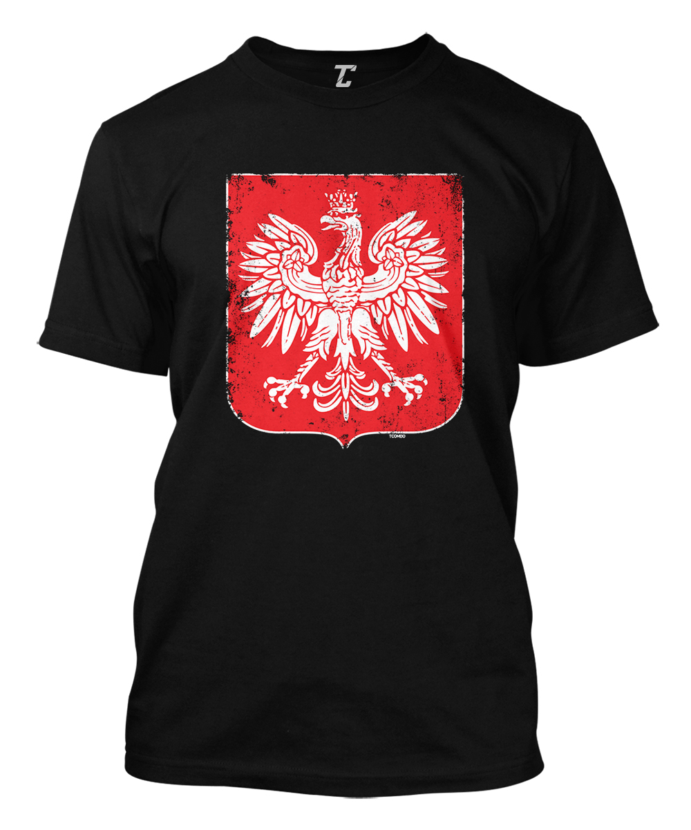 Poland Coat Of Arms – Eagle Polska Proud Country Pride Men’s T-shirt