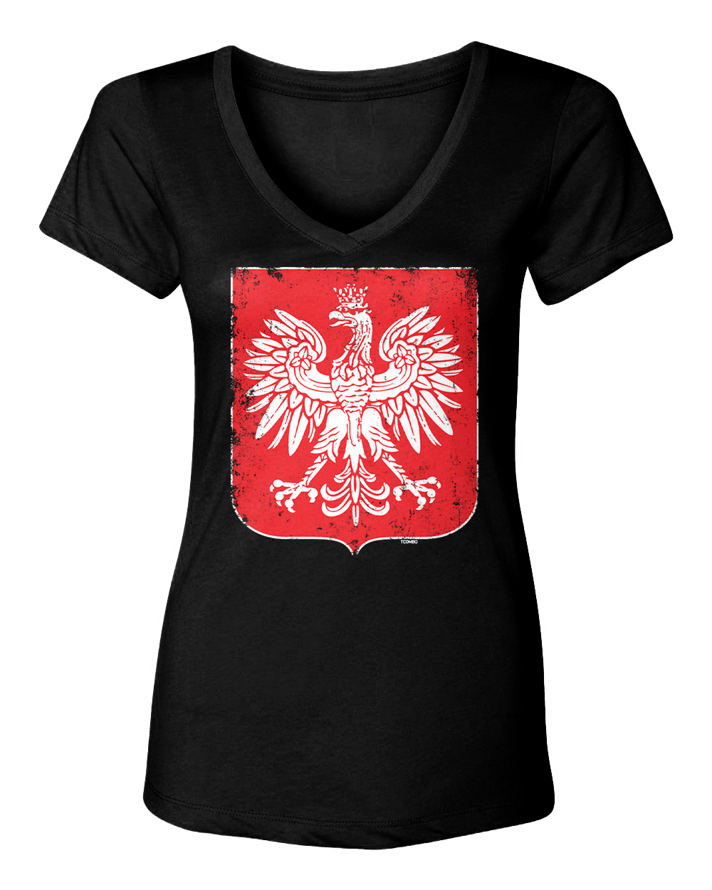 Poland Coat Of Arms – Eagle Polska Proud Country Pride Women’s V-Neck T-Shirt