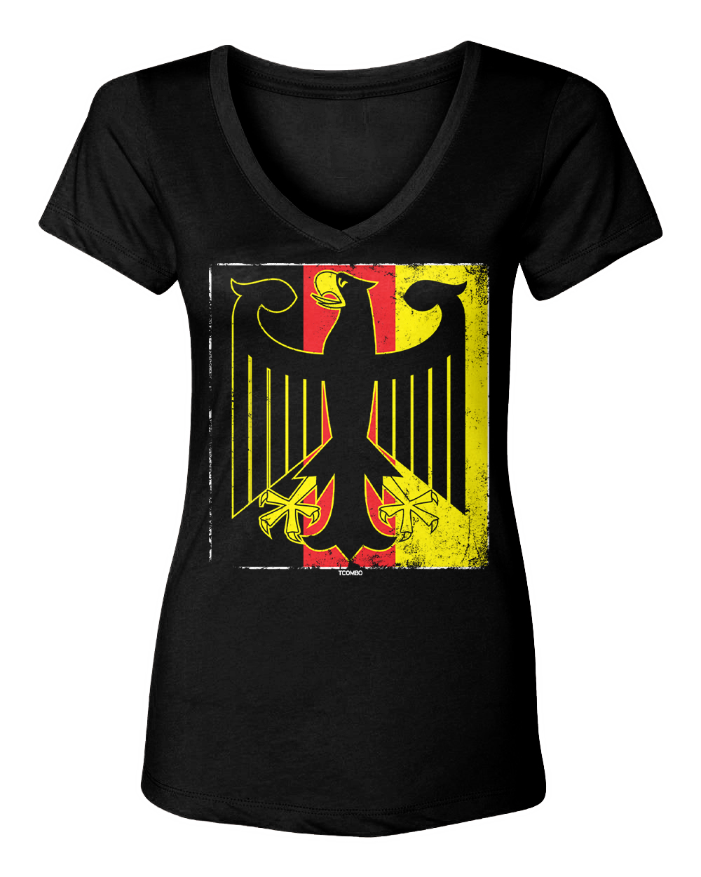 German Eagle – Deutschland Coat Of Arms Heritage Proud Women’s V-Neck T-Shirt
