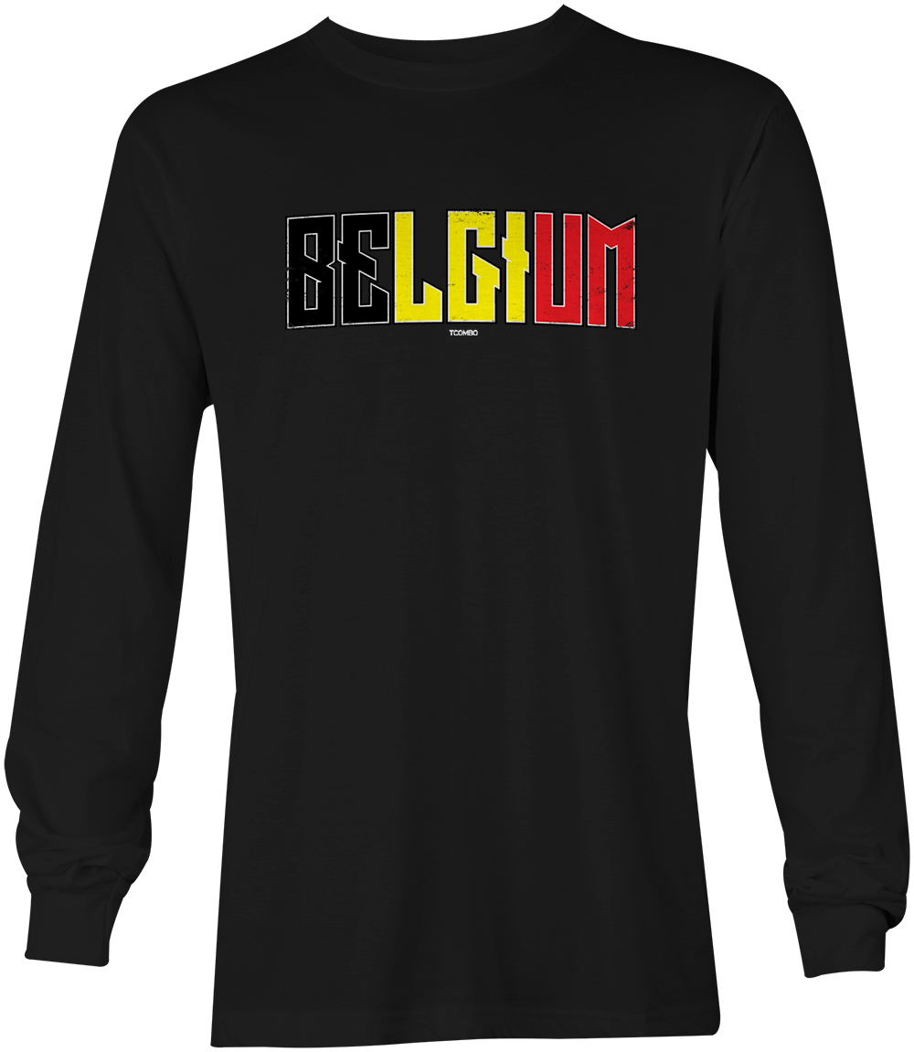 Belgium – Belgian Flag Pride Proud Country Heritage Unisex Long Sleeve Shirt