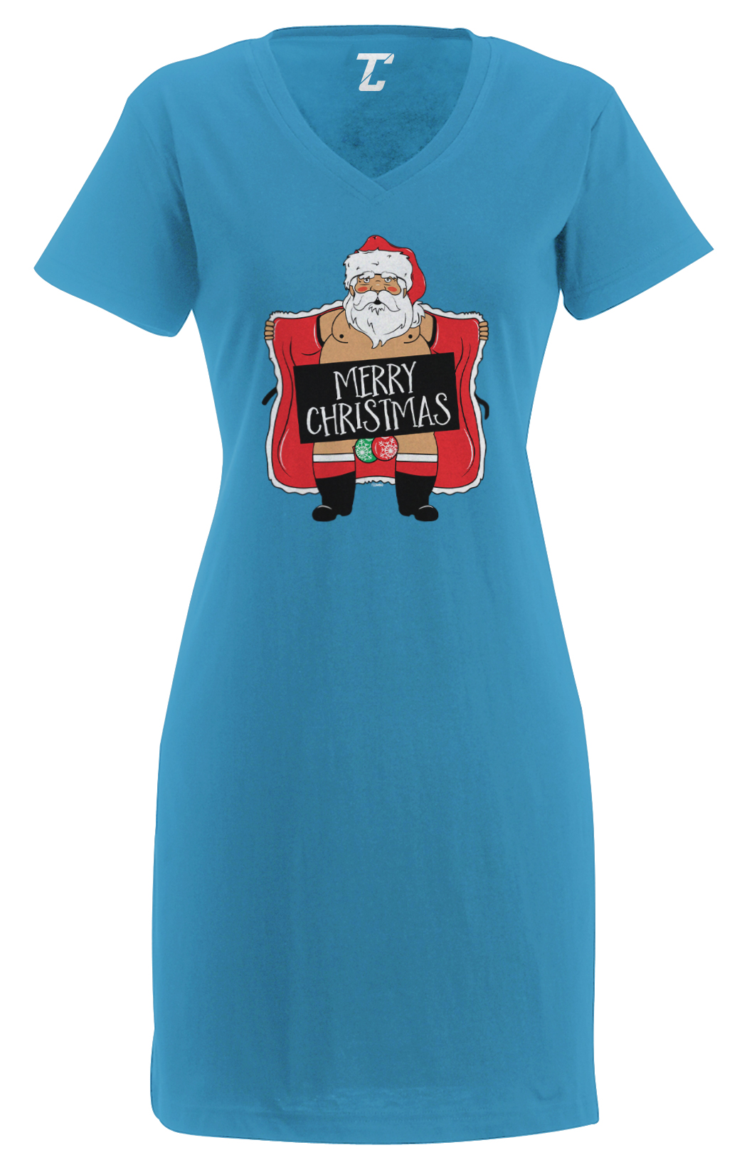 Merry Christmas Naughty Santa - Funny Indecent Xmas Women's Dress | eBay