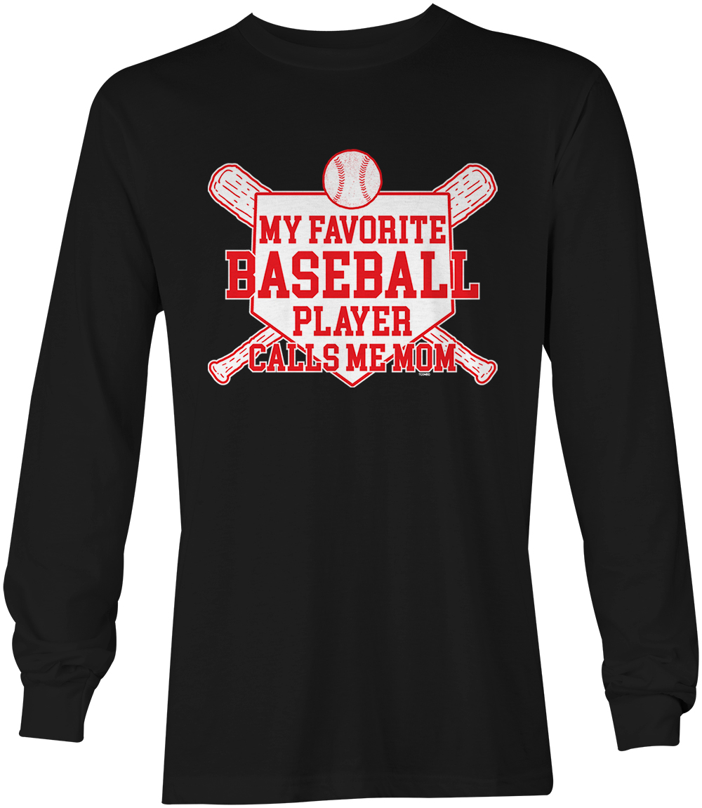 long sleeve baseball mom shirts