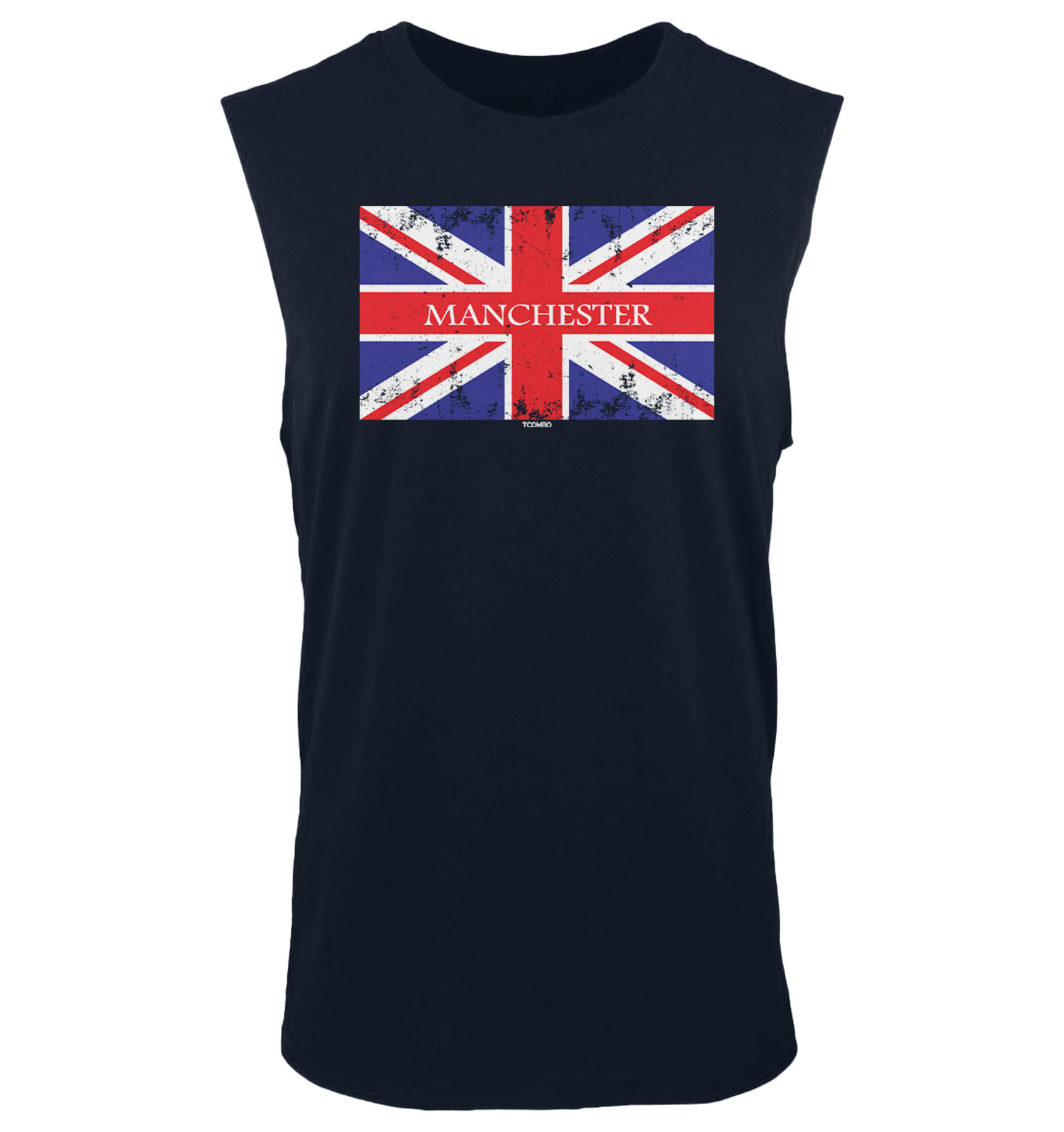 union jack sleeveless t shirt