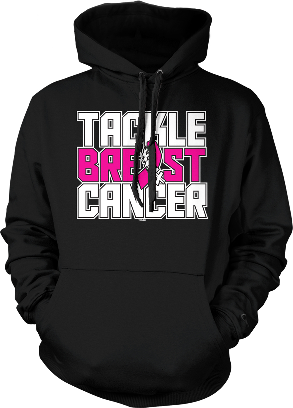 Tackle Breast Cancer Awareness Hoodie Sweatshirts 