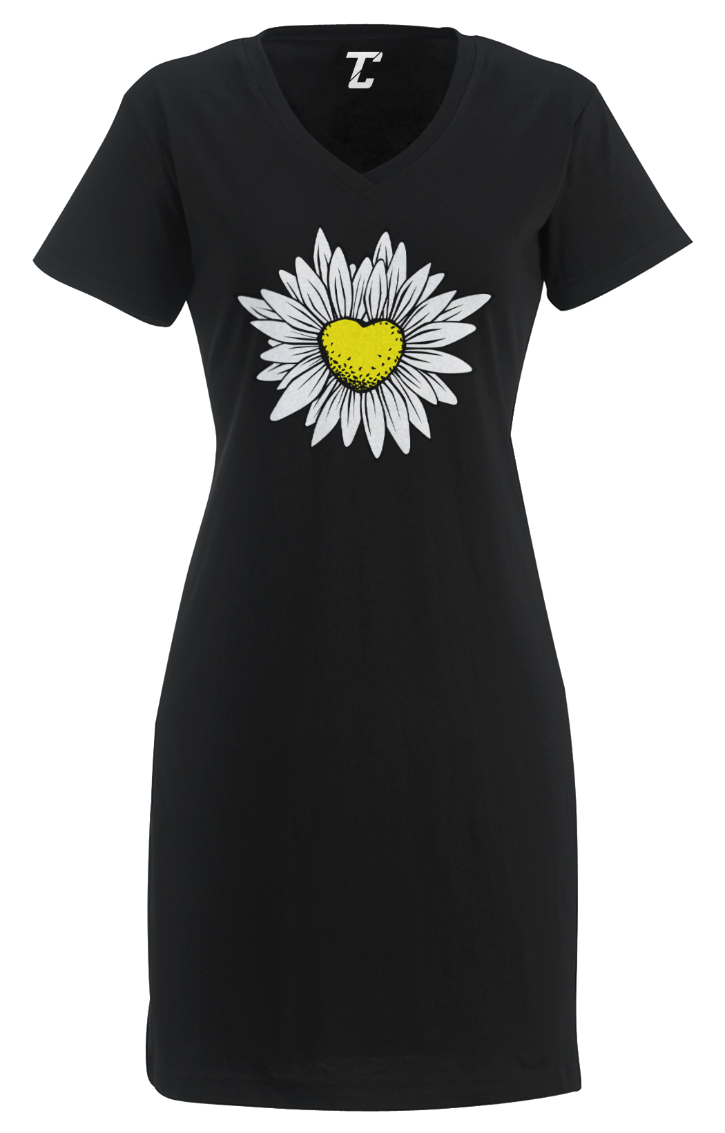 Daisy Heart – Sunflower Floral Love Flowers Garden Women&rsquo;s Dress