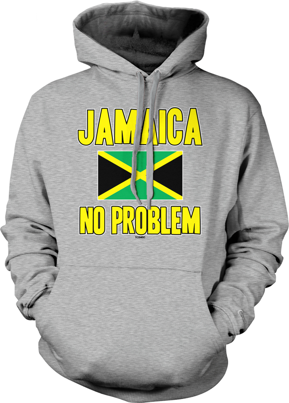 Kingston Rasta Unisex Hoodie Sweatshirt Distressed Jamaica Flag