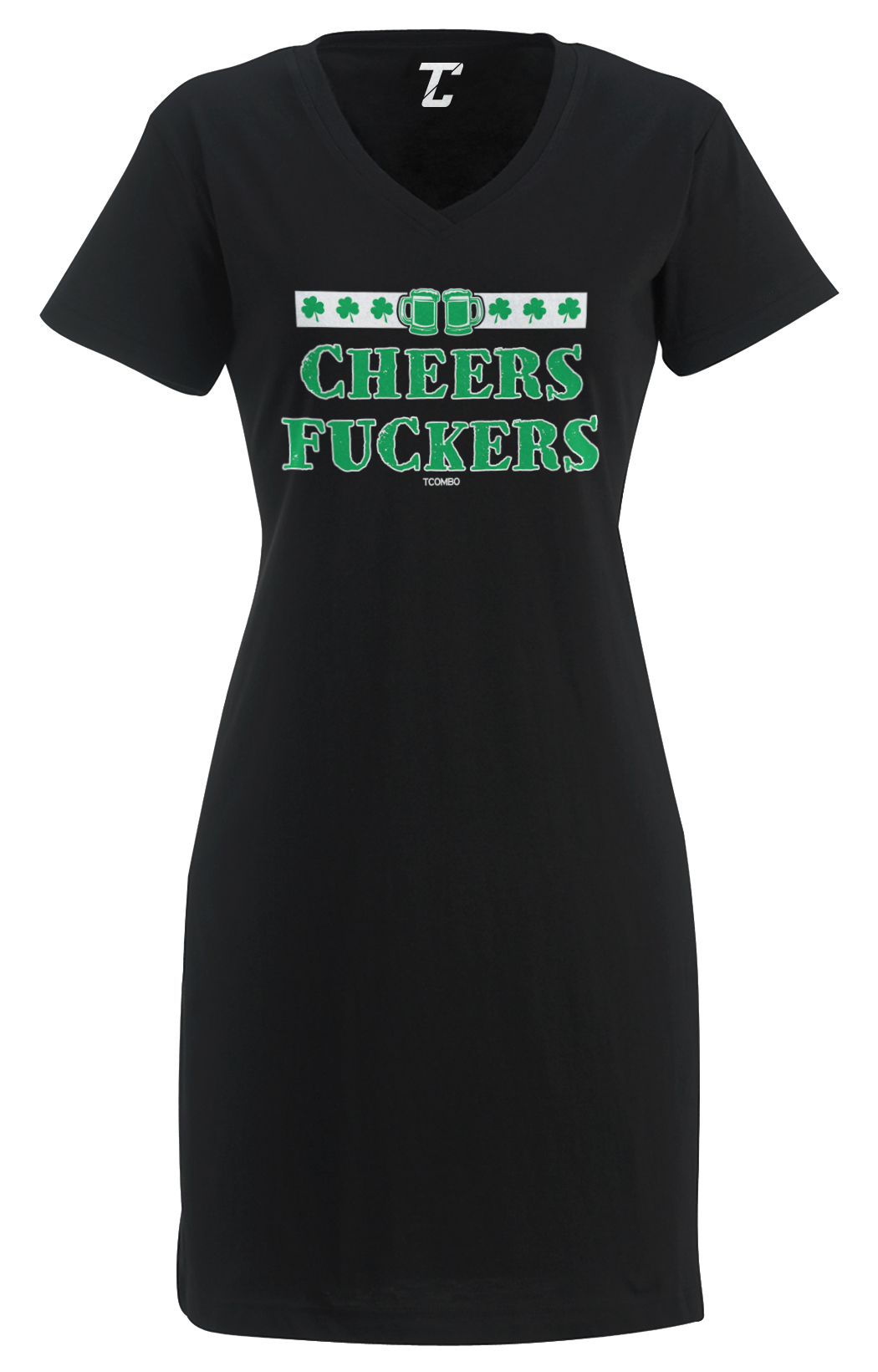 Cheers F*ckers – St. Patrick&rsquo;s Day Drinking Shamorck Women&rsquo;s Dress