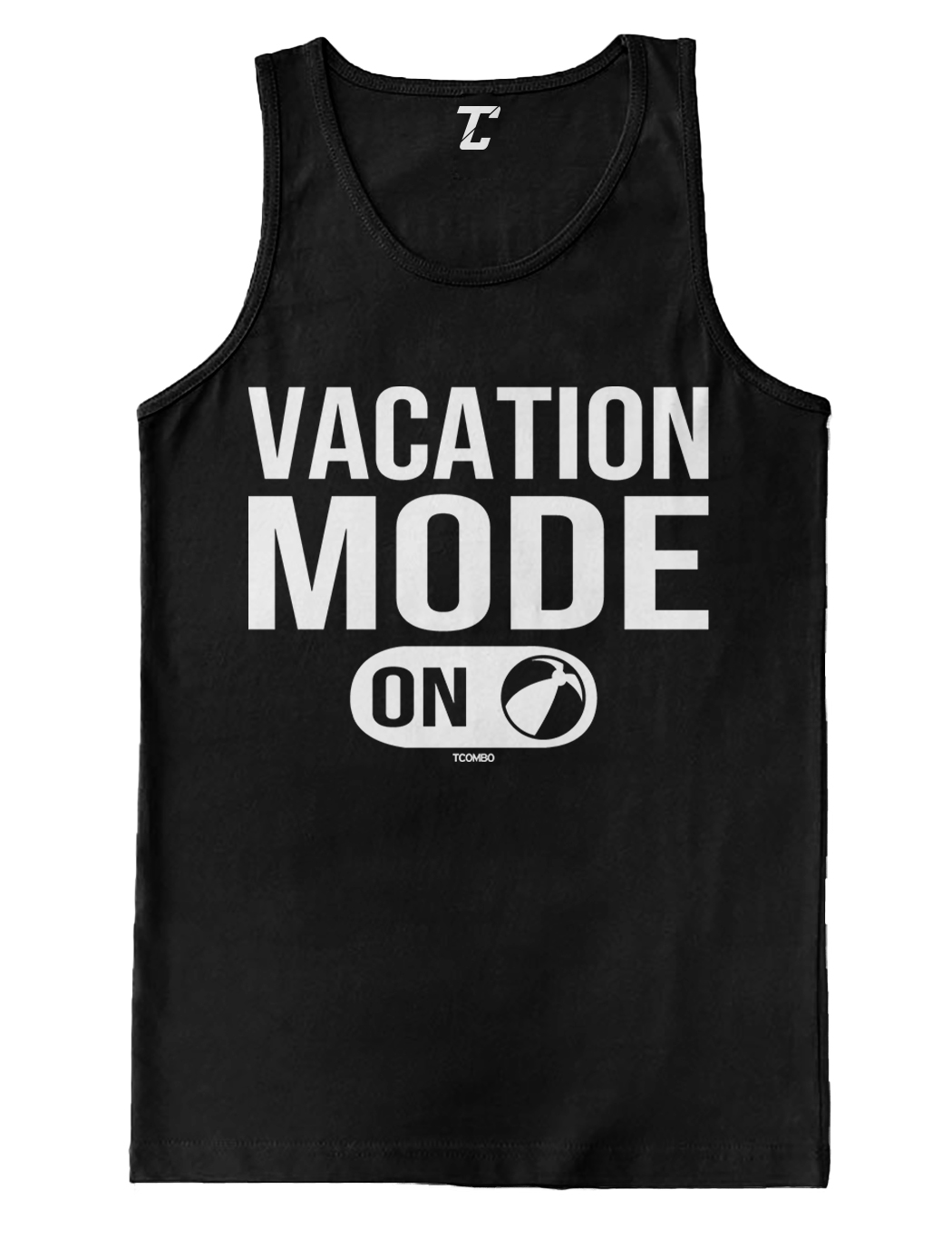 Vacation Mode On – Beach Paradise Tourist Relaxation Men’s Tank Top