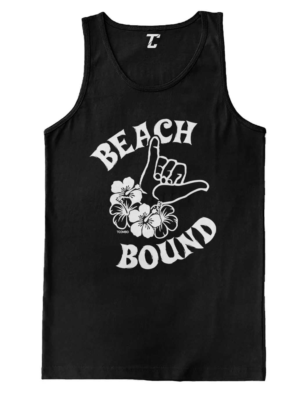 Beach Bound – Vacation Paradise Tropical Ocean Sand Men’s Tank Top
