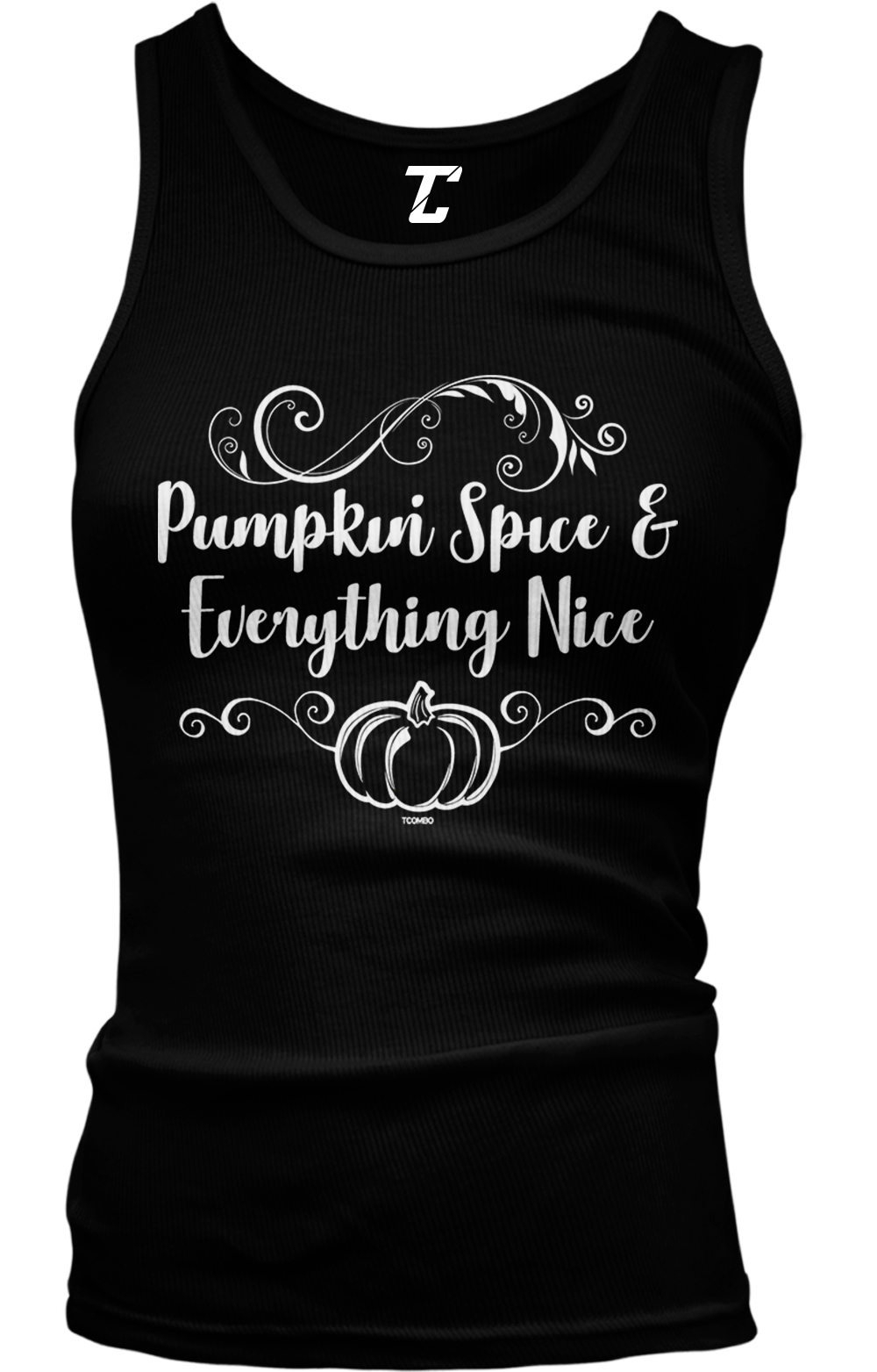 Pumpkin Spice & Everything Nice – Fall Autumn October Juniors Tank Top