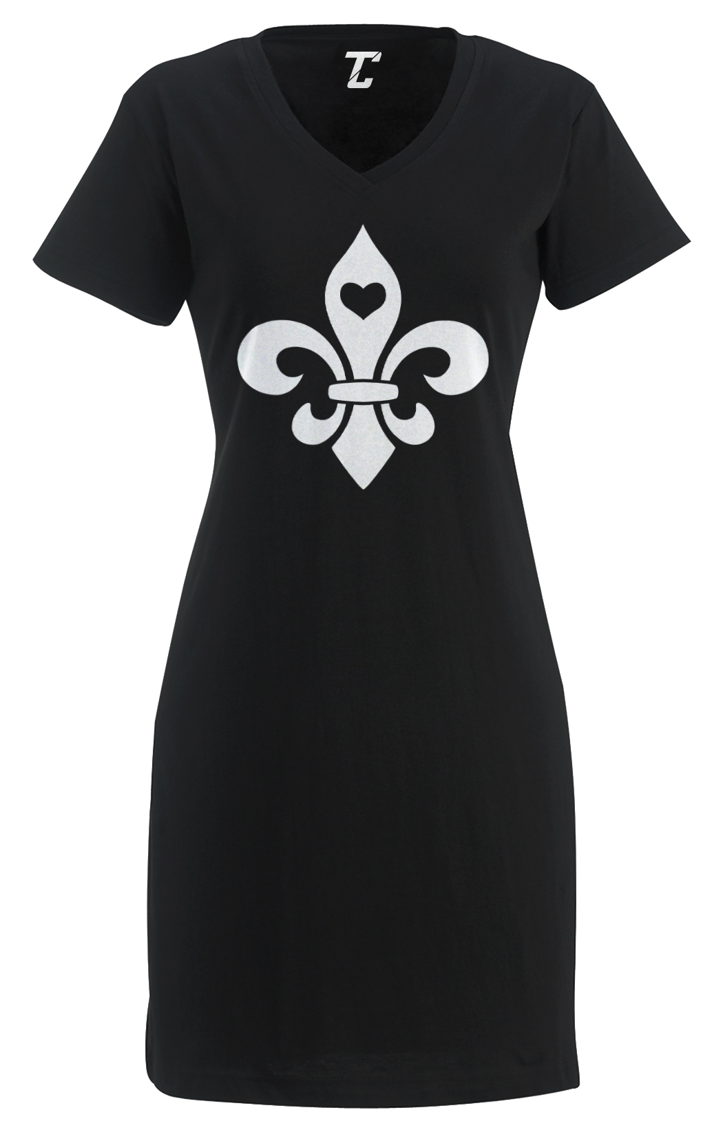 Fleur De Lis With Heart – Mardi Gras New Orleans Love Women’s Dress