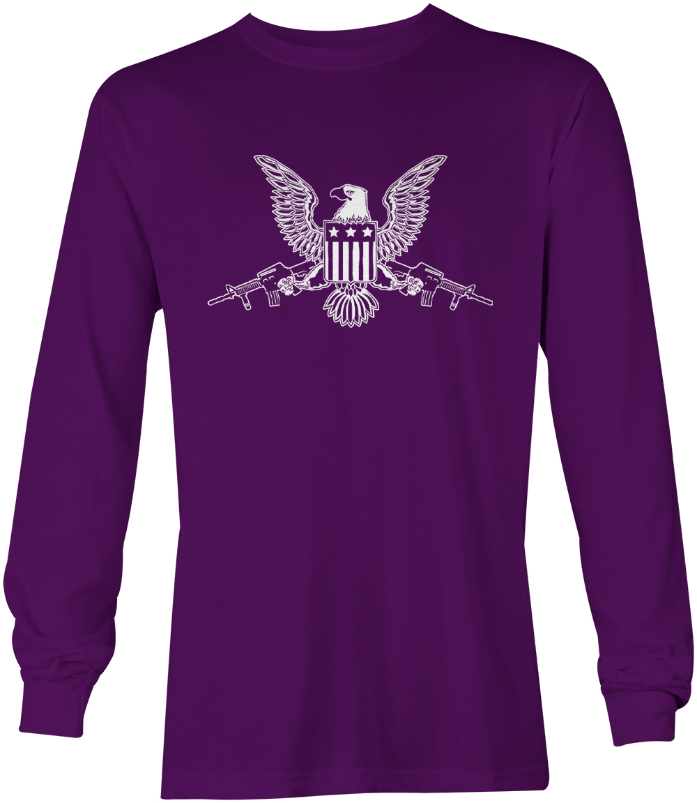 Bald Eagles With Rifles - 2nd Amendment USA Unisex Long