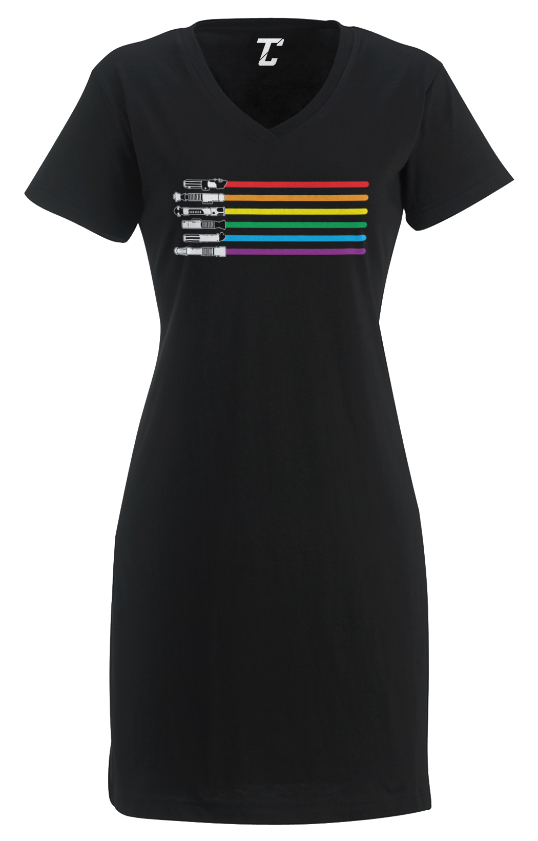 Rainbow Lasersword – Froce Sci Fi Parody Pride Proud Women’s Dress