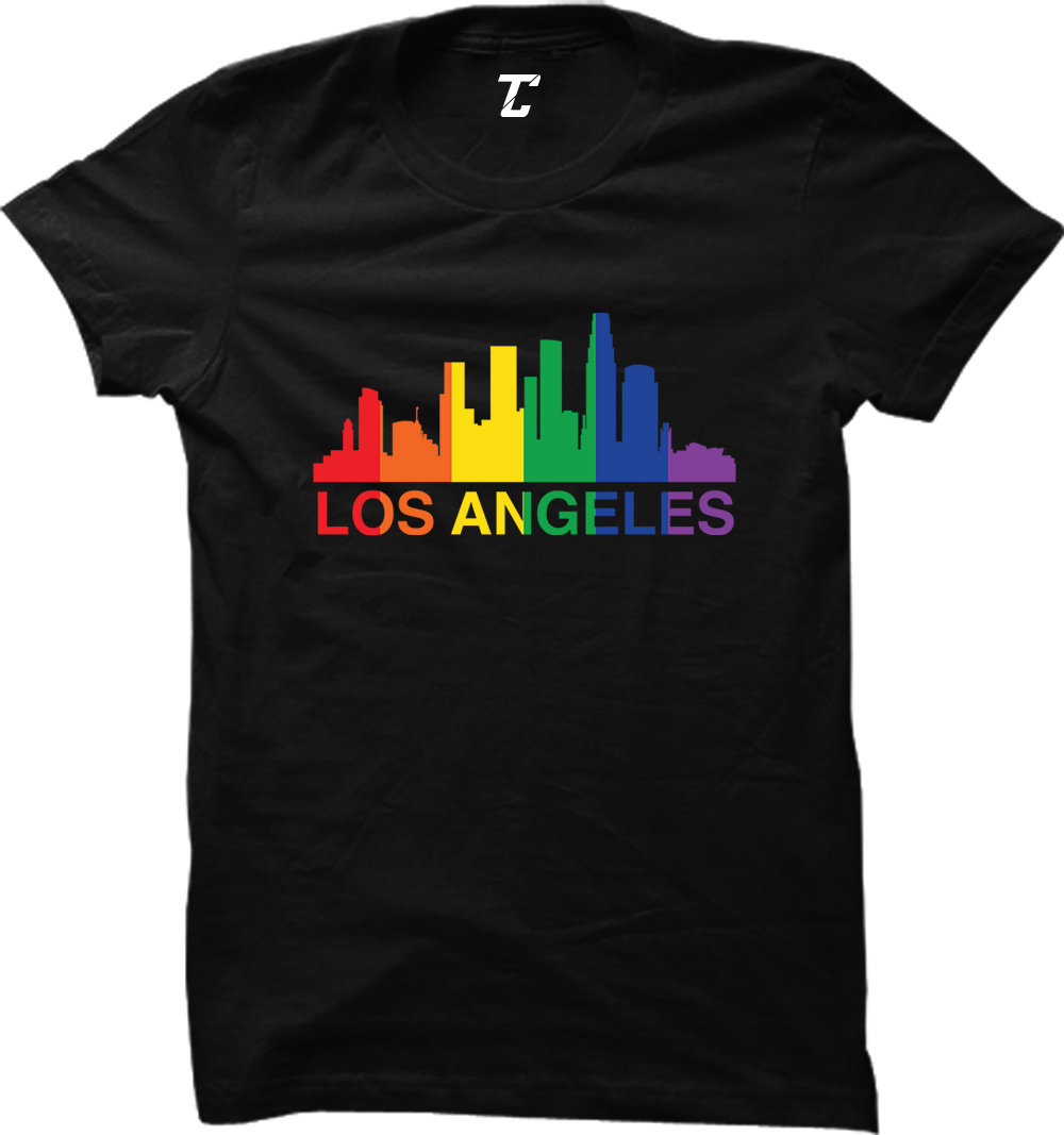 Los Angeles – LGBTQ Gay Pride Proud Parade Rainbow Women’s T-shirt