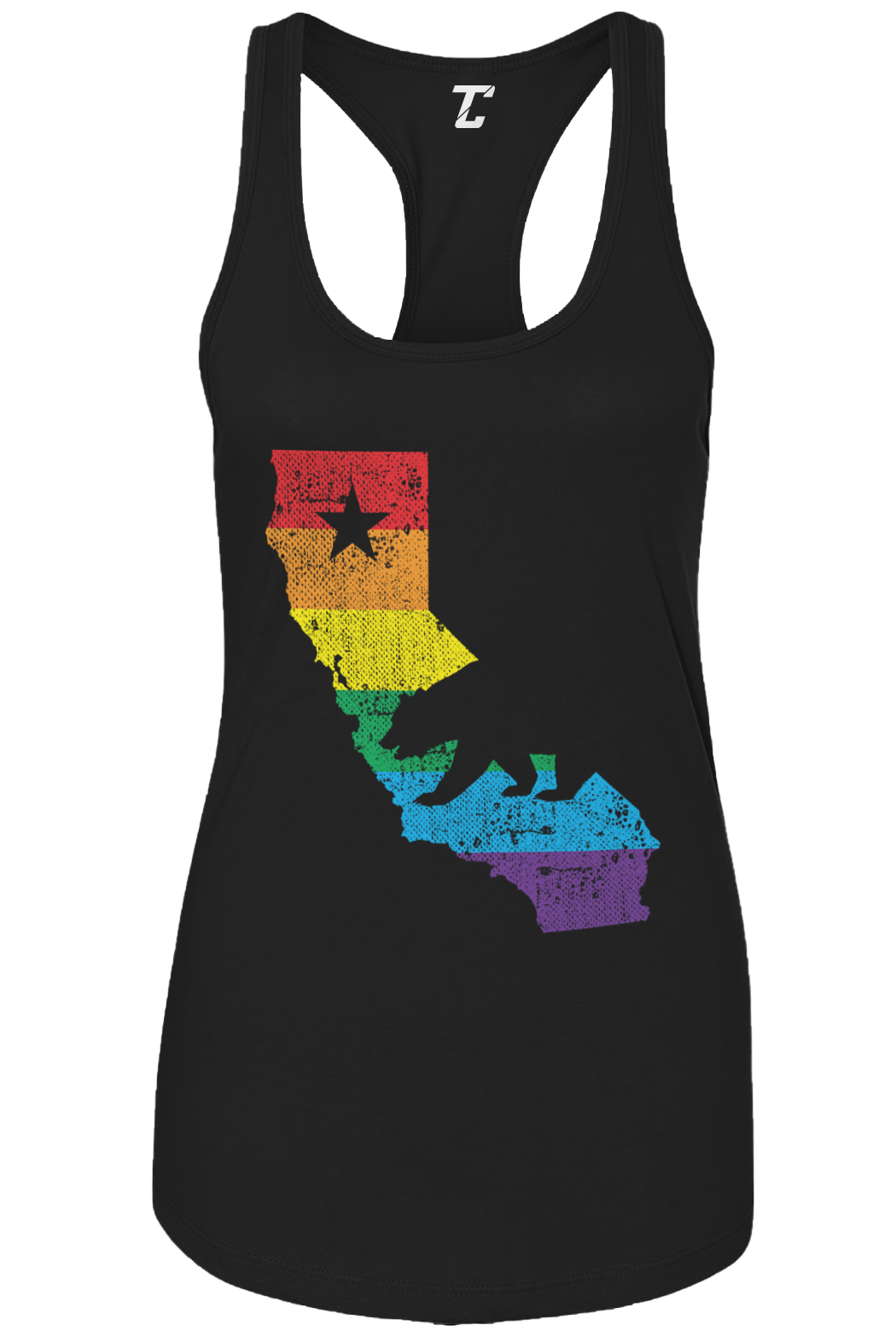 Cali State Gay Pride – LGBTQ Rainbow Proud Women’s Tank