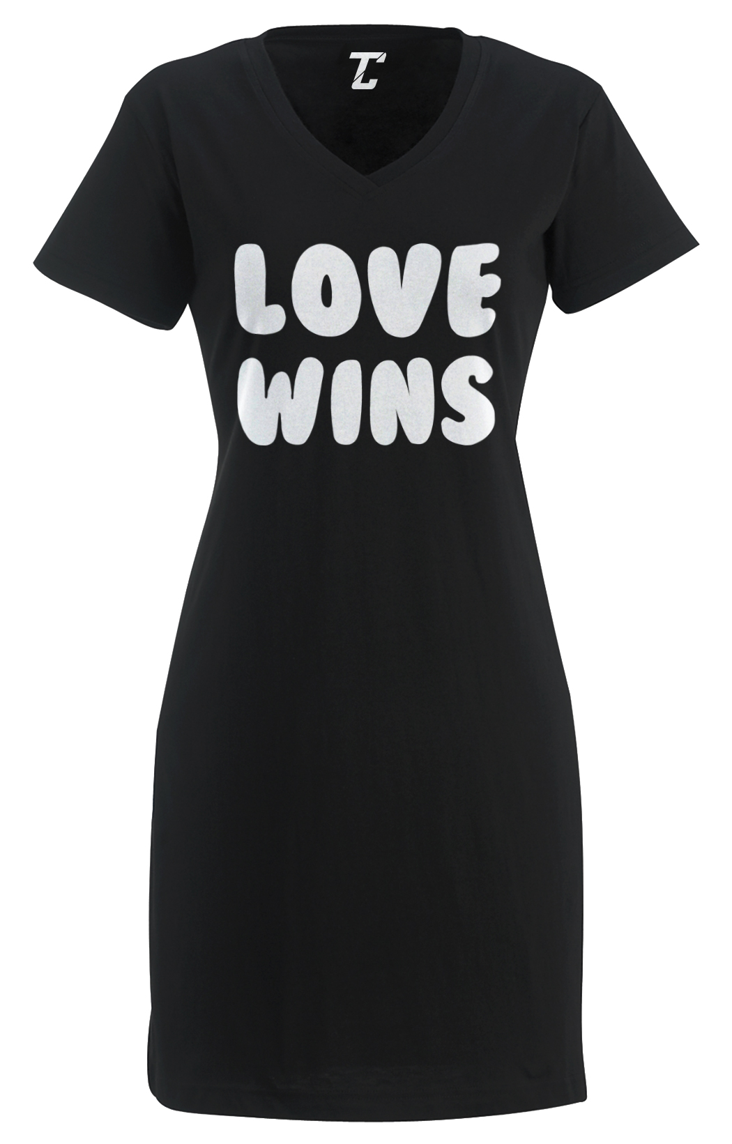 Love Wins – Valentine&rsquo;s Day Heart X O Women&rsquo;s Dress