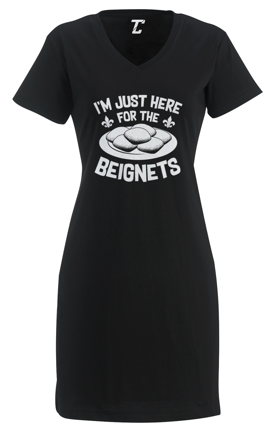 I’m Just Here For The Beignets – Fleur De Lis NOLA Women’s Dress