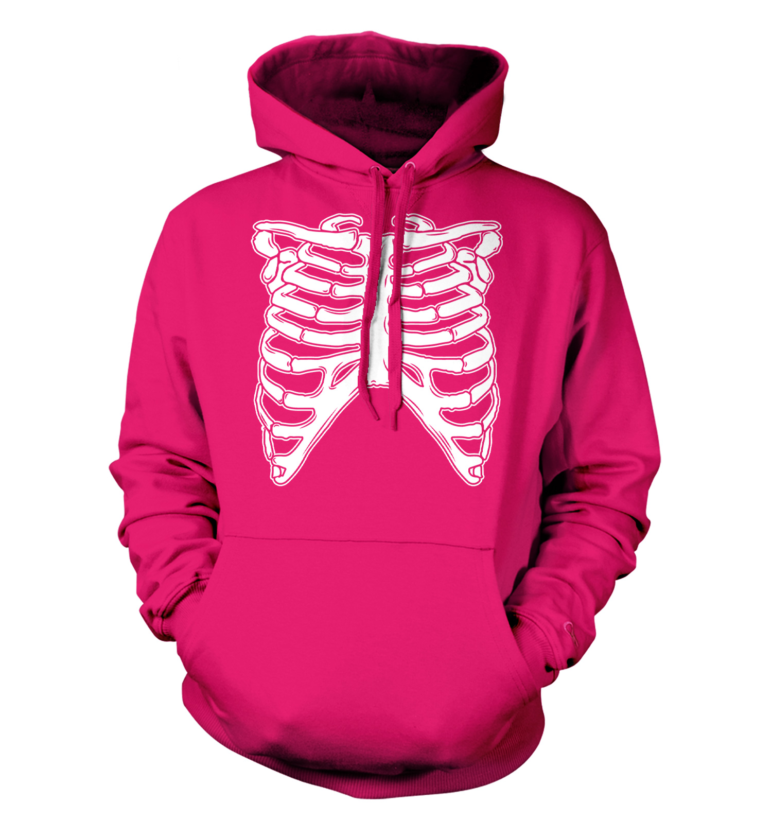 Skeleton Ribcage - Bones Skull Outfit Halloween Costume Unisex 