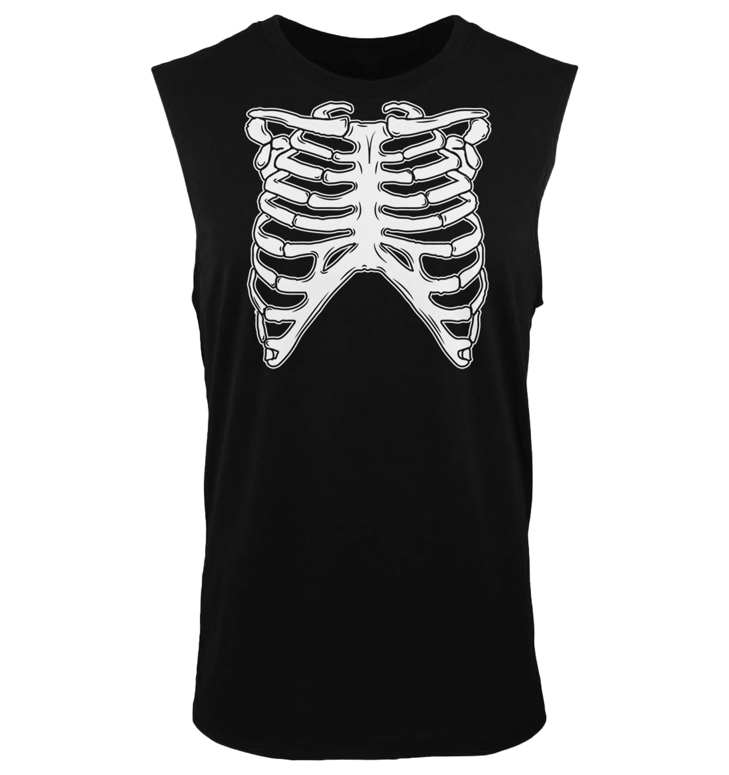 Skeleton Bones X-Ray Men's Tank Top Funny Halloween Costume Tank Tops 