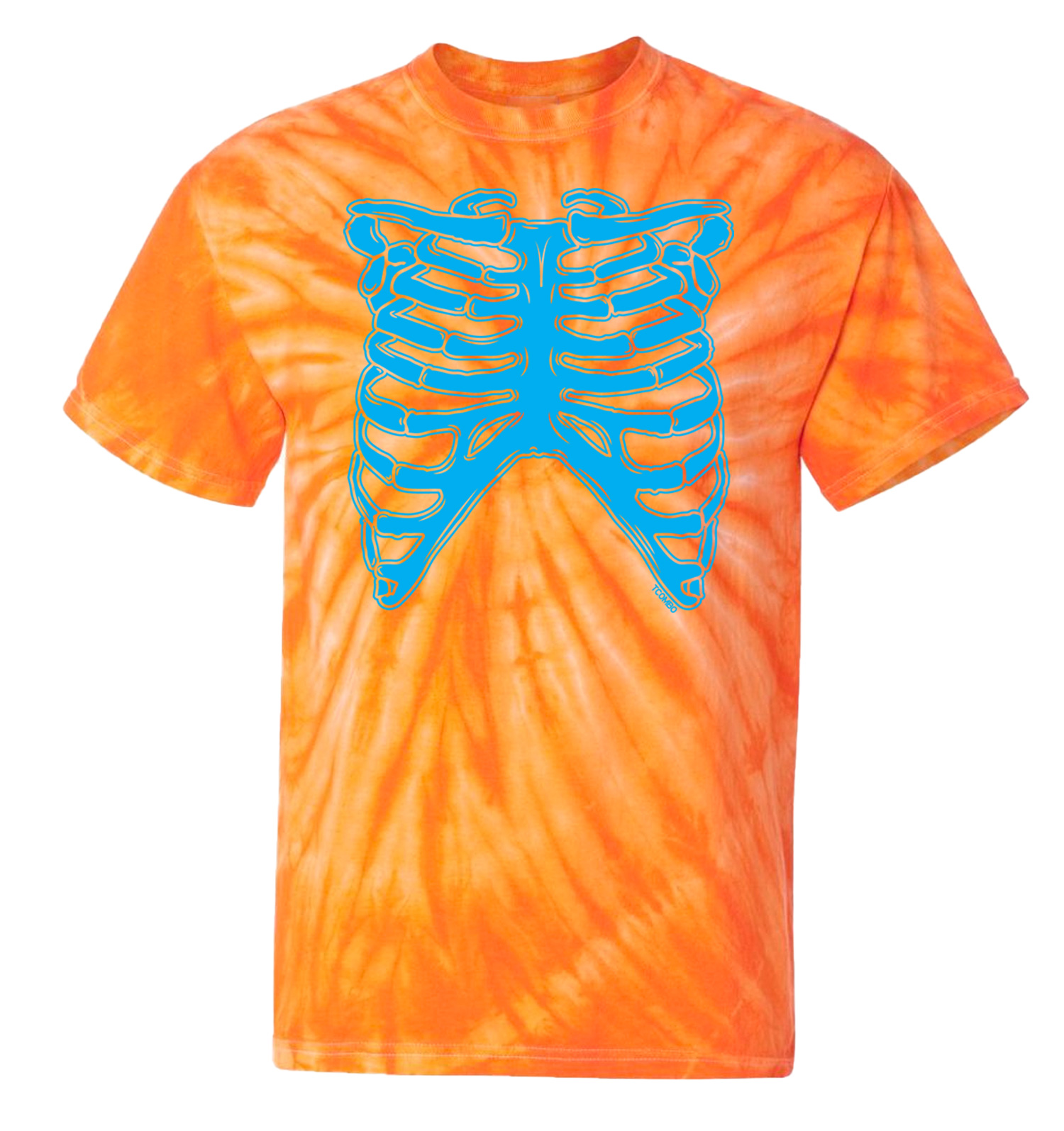 Halloween orange ribcage Men's T-Shirt