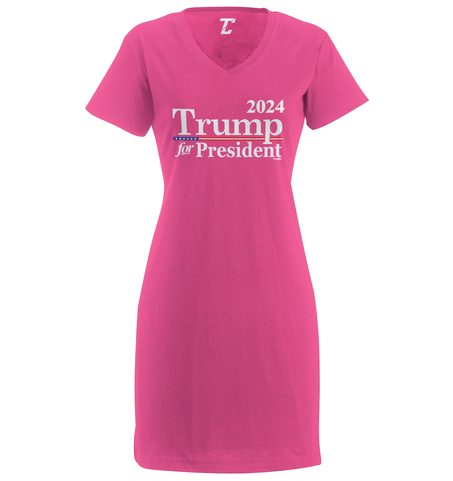 Trump For President 2024 - MAGA 45 Vote Election USA Women's Dress