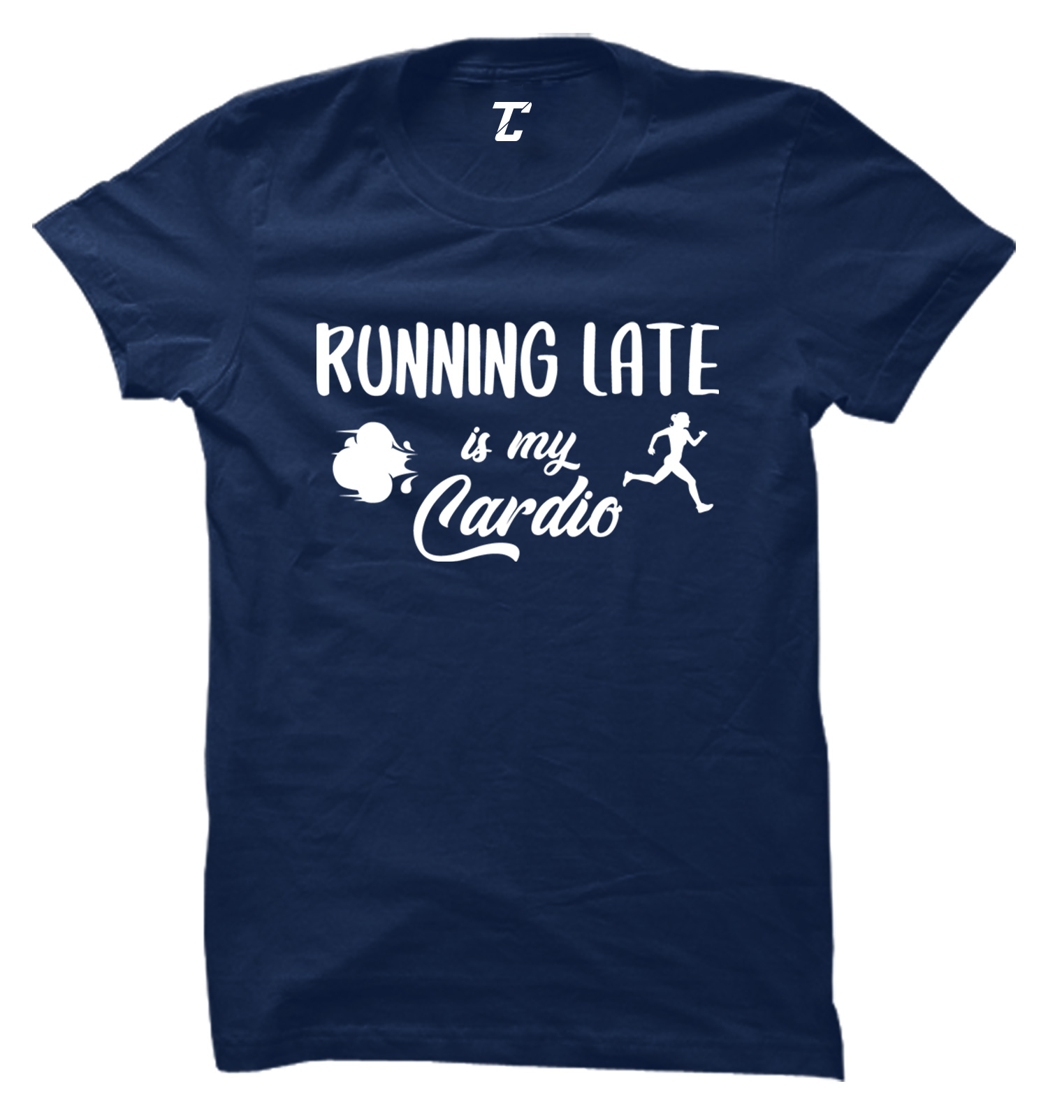 Running Is My Cardio Running Tops T-Shirt Funny Novelty Womens tee TShirt 