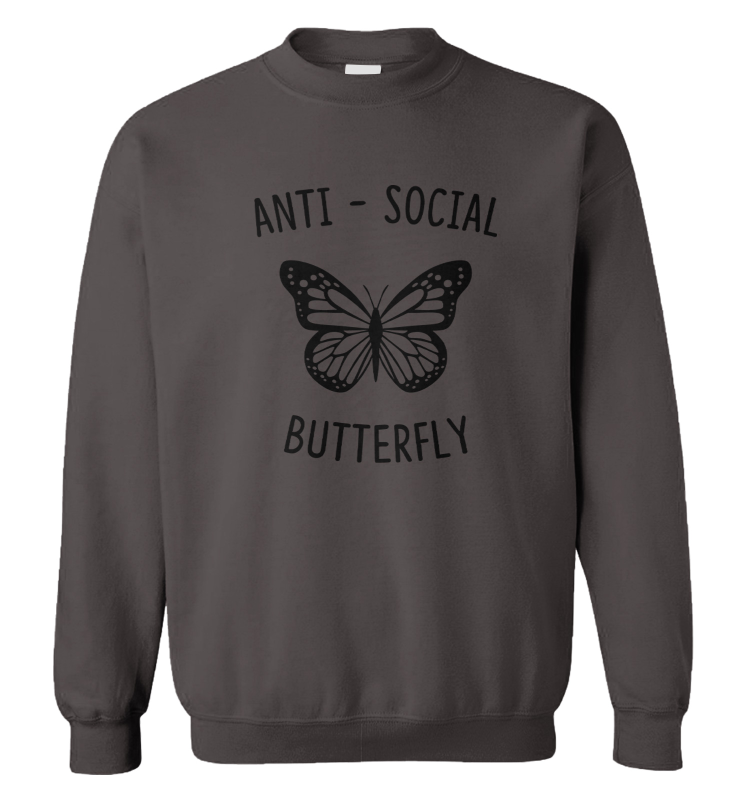 Unisex men’s women’s Trendy Hoodie Sweatshirt Butterfly anti social social club