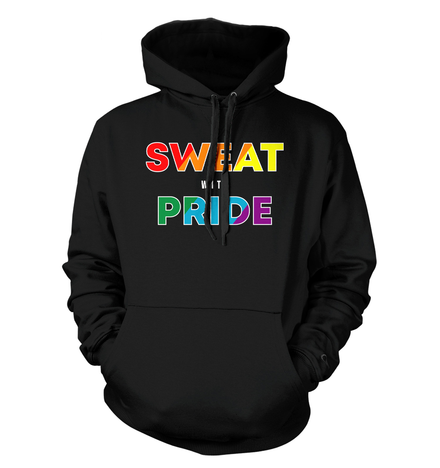 Im Pround of You LGBT Gay Lesbian Pride Unisex 2 Piece Long Sleeve Tracksuit Set Pullover Hoodie Sport Workout Outfits Top and Jogger Pant 