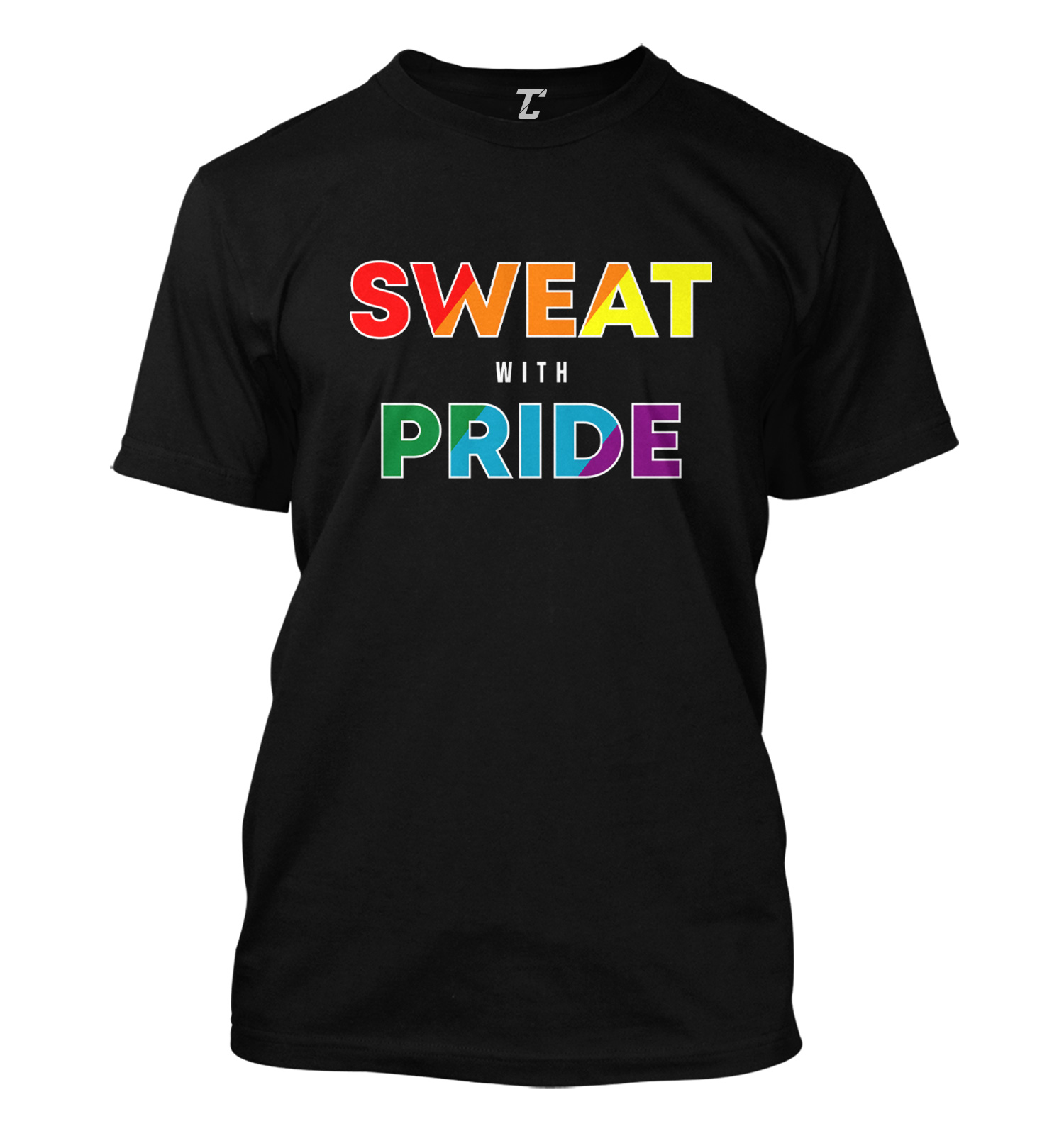 Masc Swoosh T-shirt Big Print Scally Gay LGBT Sport Parody Tee Pride Gym Dom 