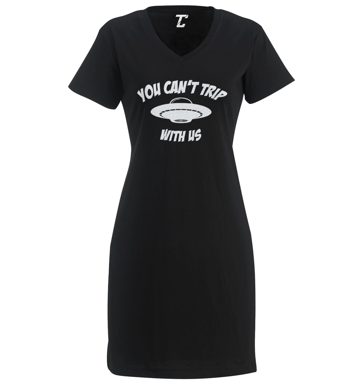 alien t shirt dress Rainbow Tie Dye Alien Lace-Up Neckline T-Shirt Dress Plus Size