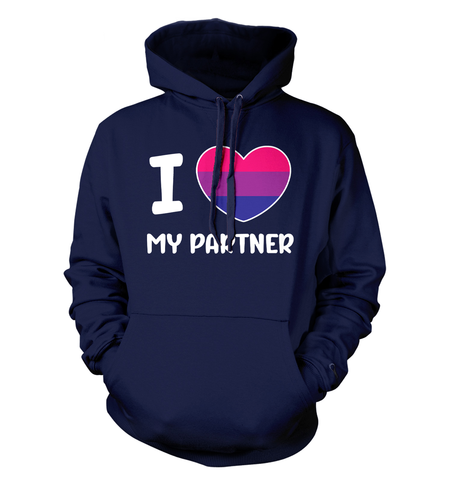 I Heart My Partner Bisexual - Both Teams Bi LGBTQ Unisex
