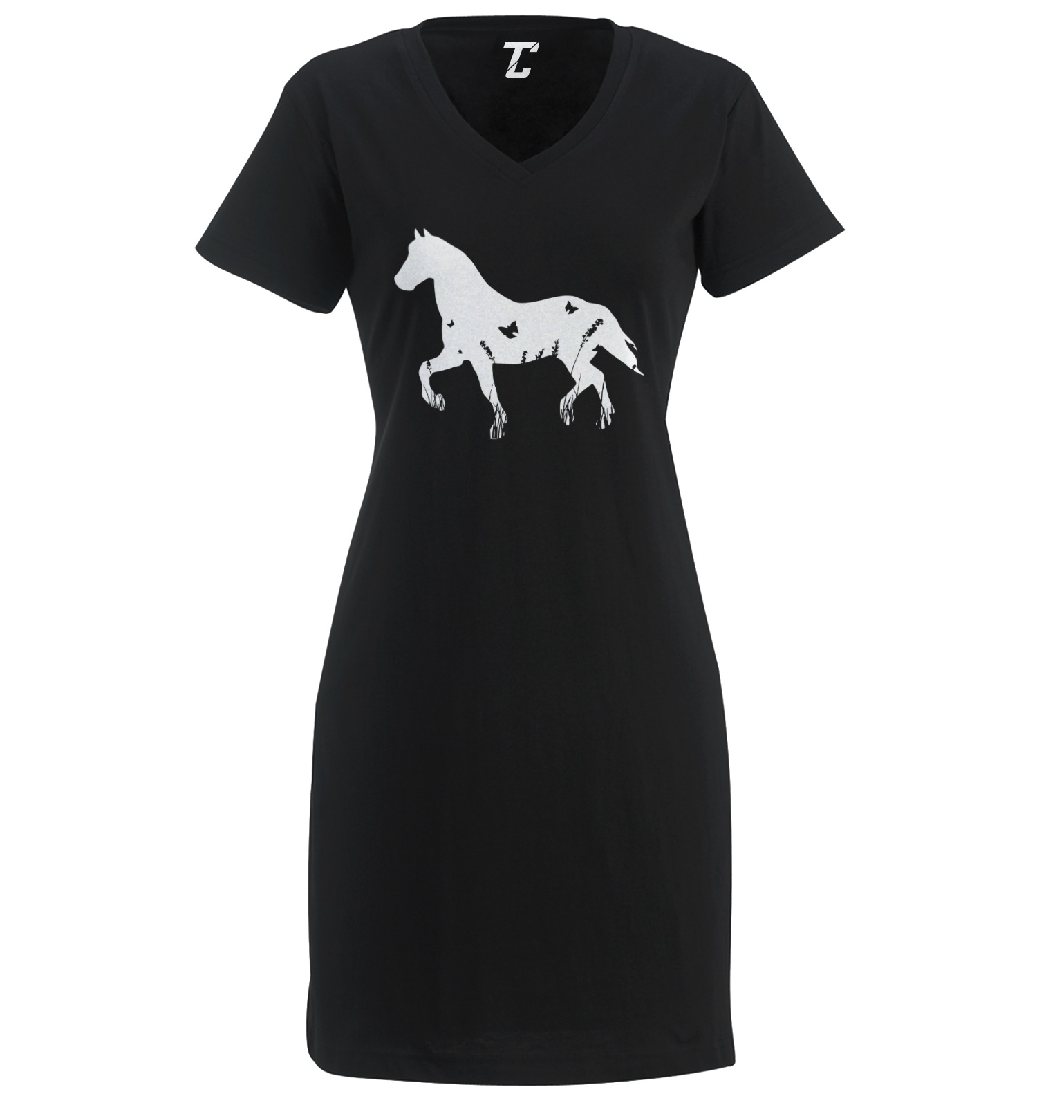 Horse Silhouette With Butterflies - Esquestrian Animal Women's Dress | eBay Horse Silhouette With Butterflies - Esquestrian Animal Women's Dress | eBay