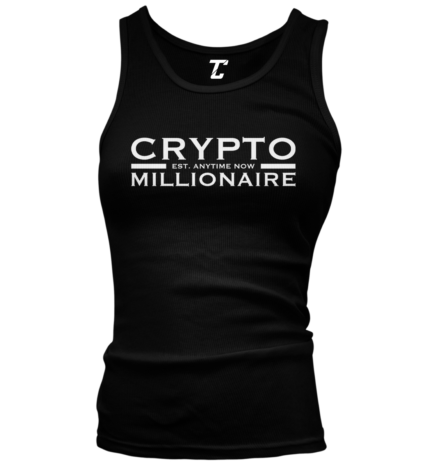 Crypto Millionaire Est. Anytime Now – Wealthy Self-Made Juniors Tank Top