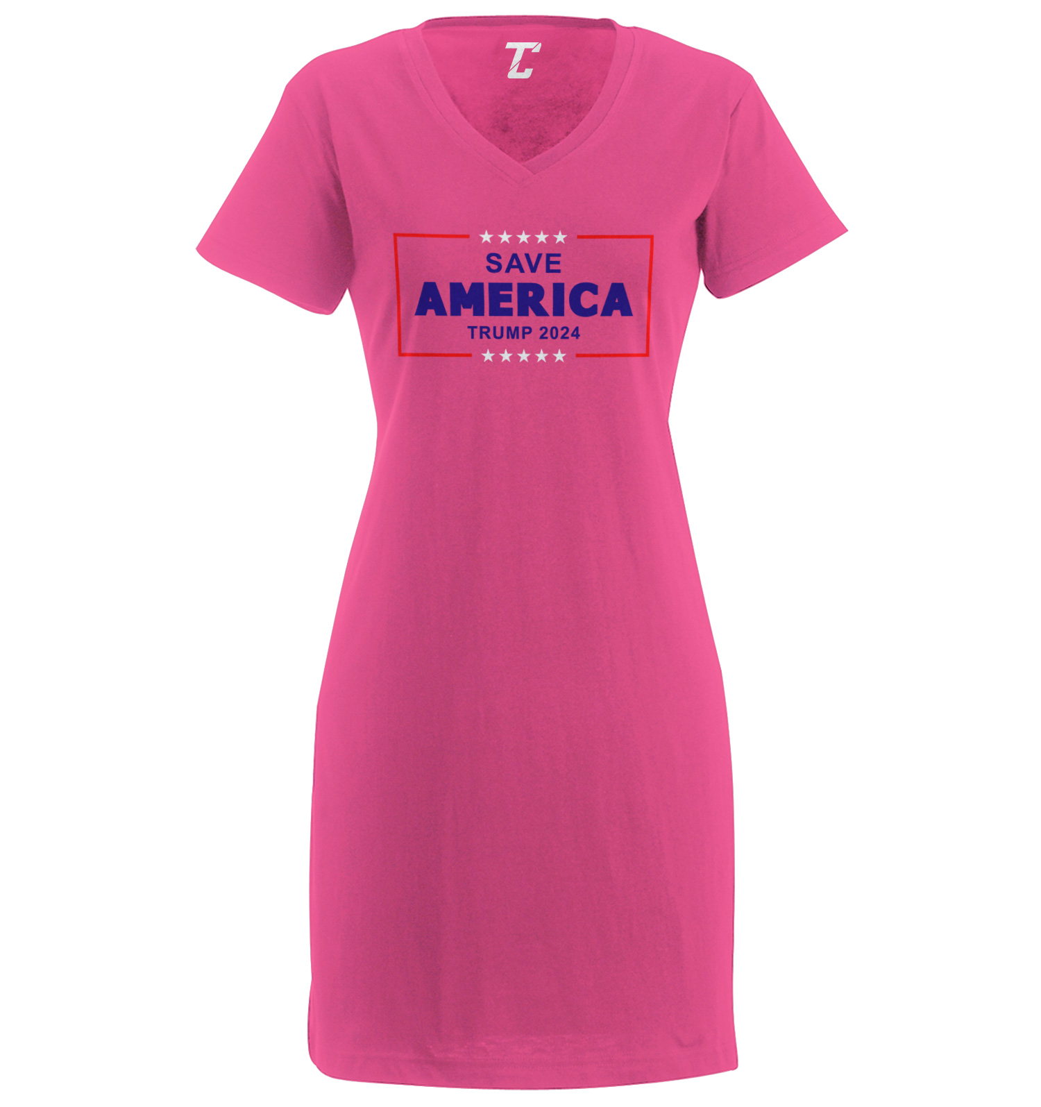 Save America Trump 2024 Blue - President Donald MAGA Women's Dress