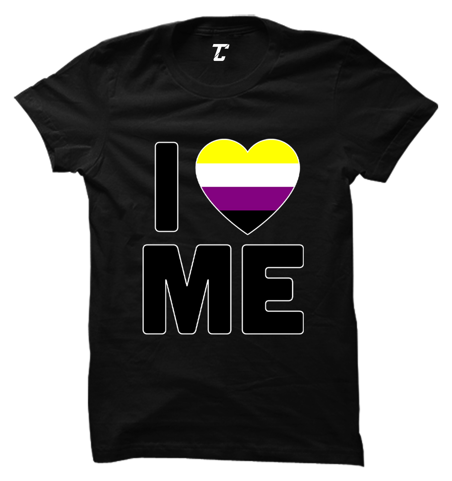 I Love Me - Non Binary Pride Flag LGBTQ Gender Fluid Women's T