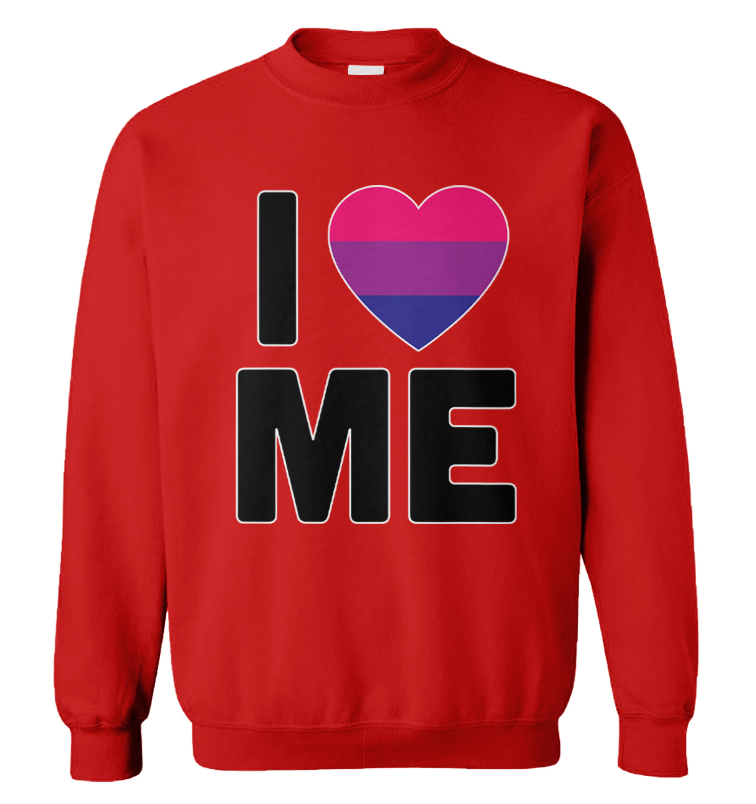 I Love Me Bisexual Flag Pride LGBTQ Love Is Love Unisex Sweatshirt