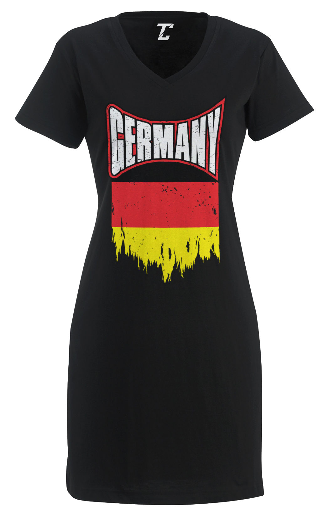 Torn Germany Flag – Deutschland Country Proud Pride Women&rsquo;s Dress